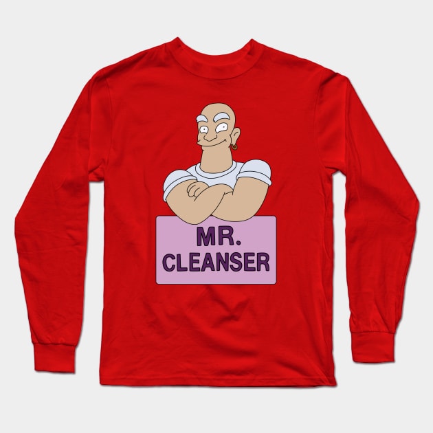 Mr. Cleanser Long Sleeve T-Shirt by saintpetty